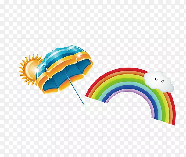 伞式-彩虹伞