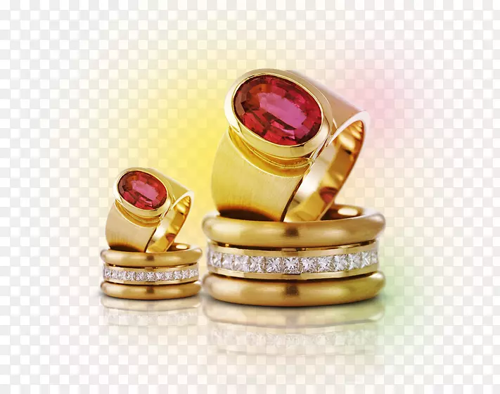 宝石-红宝石戒指