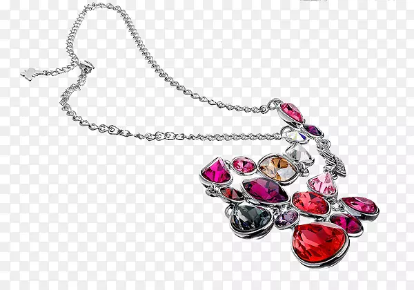 项链，红宝石耳环，珠宝.红宝石项链