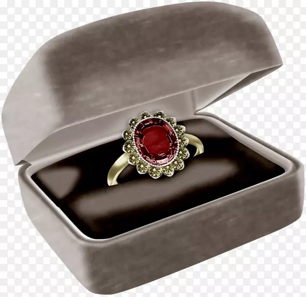 红宝石结婚戒指
