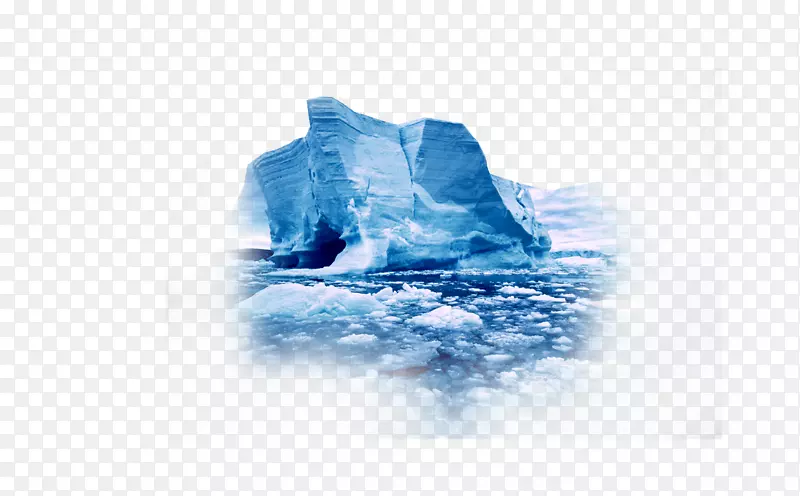 冰山图标-冰山，夏季