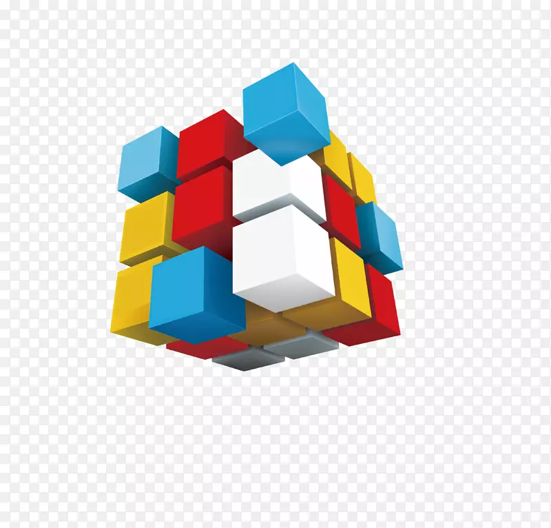 魔方立方体口袋立方体你可以做立方体拼图-立方体创意