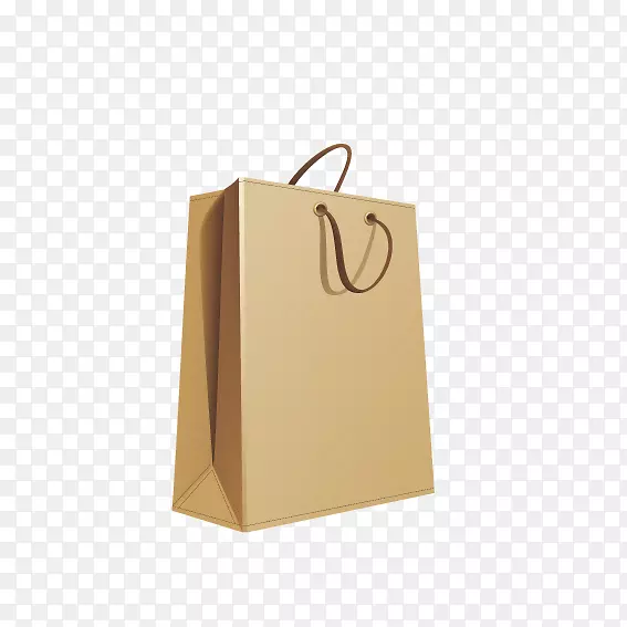 牛皮纸袋包装和标签.棕色袋