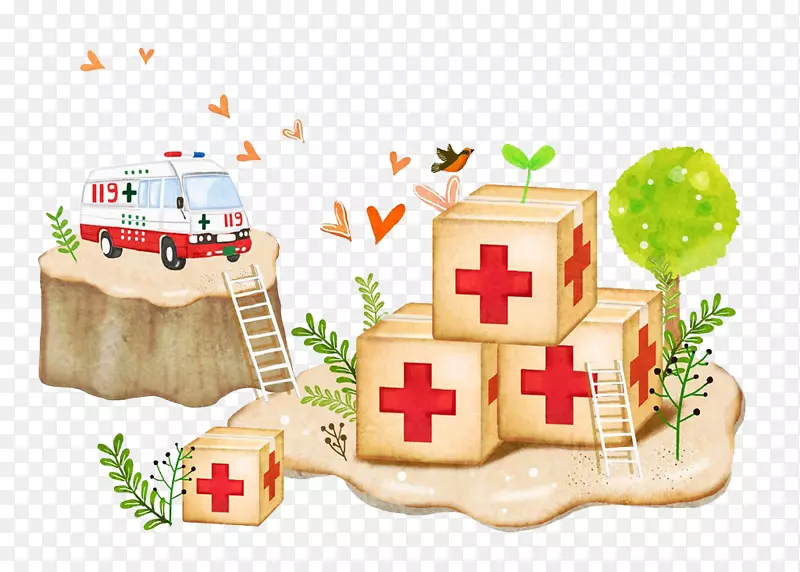 急救箱救护车及急救箱