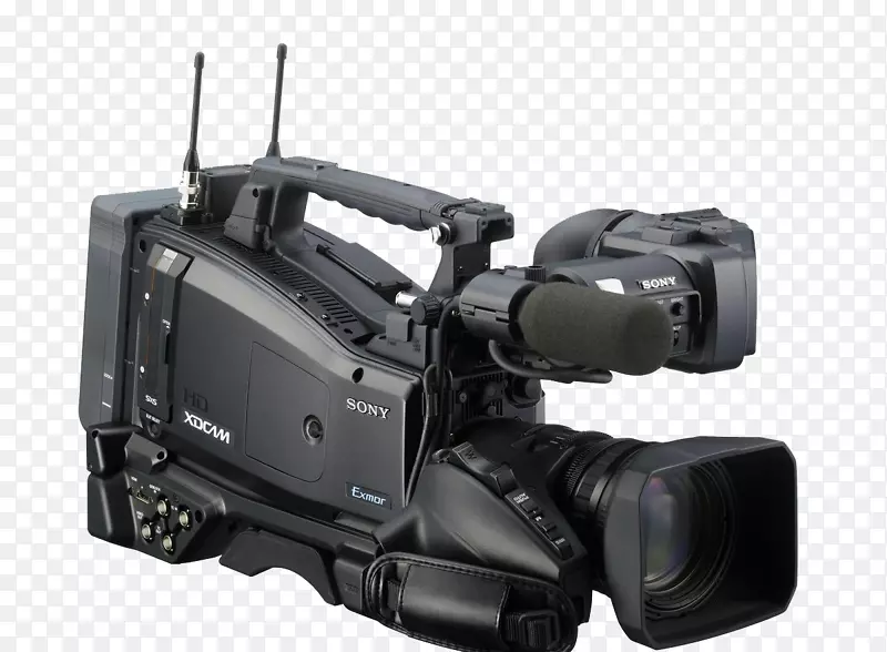 索尼pmw-ex1摄像机XDCAM HD-照相机，黑色
