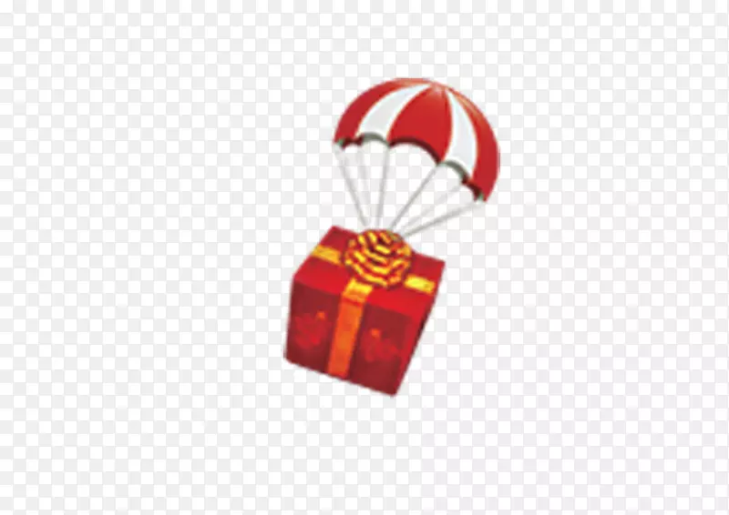 免费赠送气球设计师-降落伞节日红色中秋节