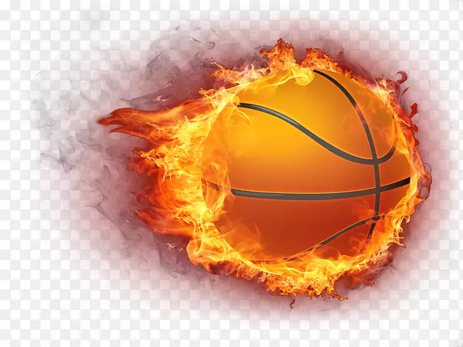 篮球火焰图标-火焰篮球