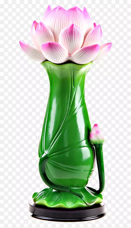 瓷莲花花瓶