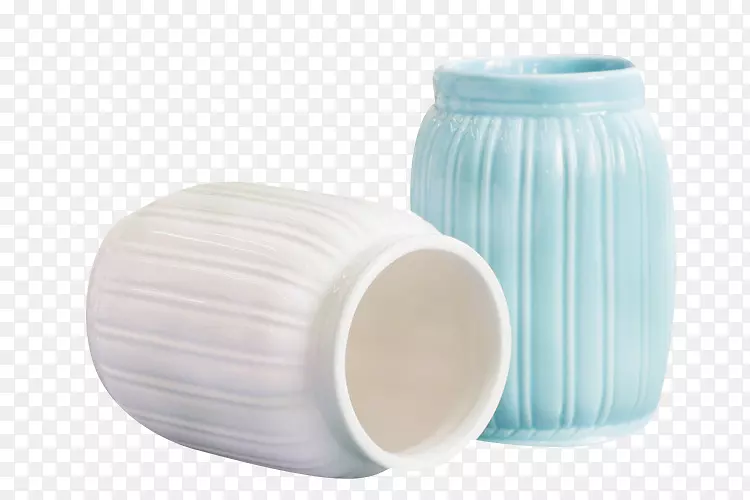陶器瓶.新鲜彩色陶器花瓶