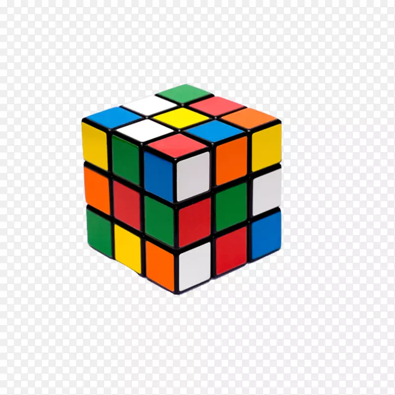 魔方立方体机械拼图体彩色立方体图形