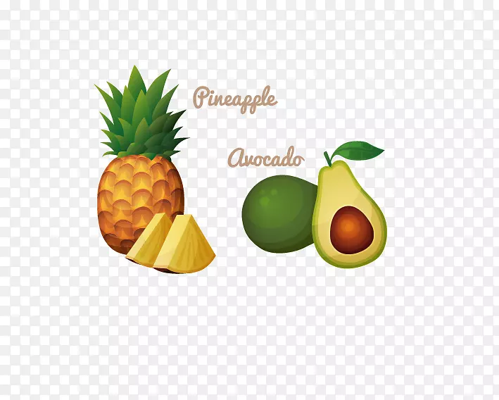 健康食品水果图标-菠萝
