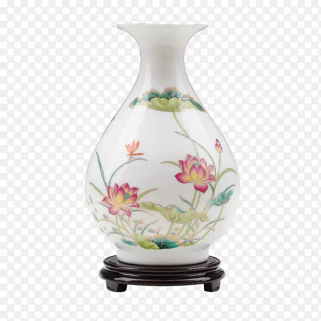 景德镇花瓶瓷-经典白色花瓶