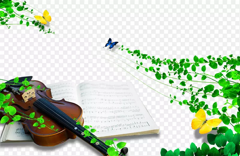 小提琴音符乐器乐谱小提琴