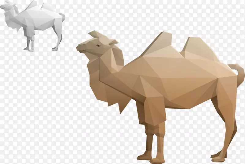 纸折纸夹艺术.骆驼