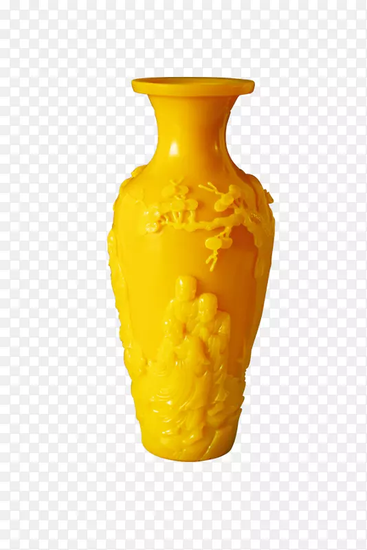 花瓶玉屏-古典黄金花瓶