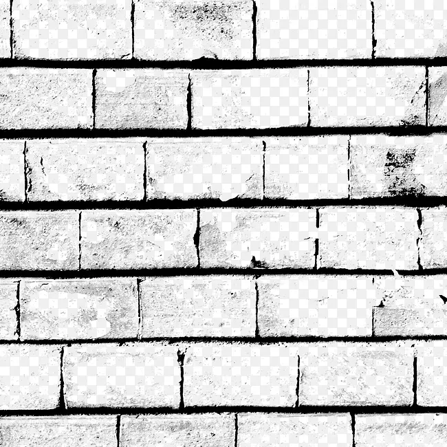 石墙砖黑白材料.老式黑砖墙背景