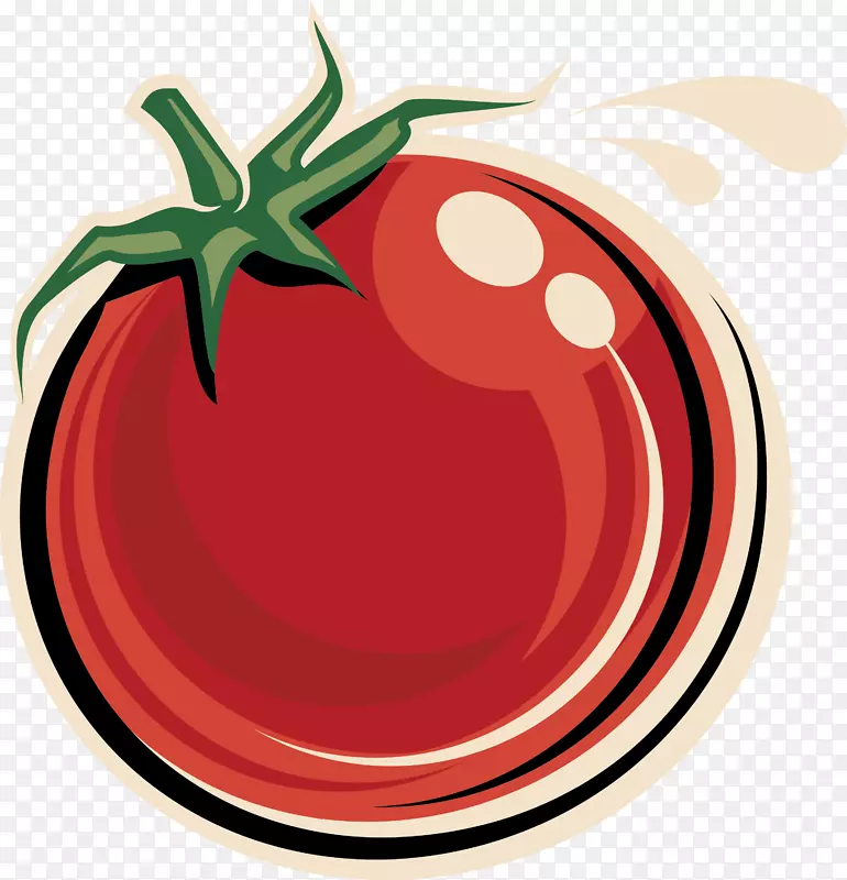 汉堡番茄海报番茄酱-番茄