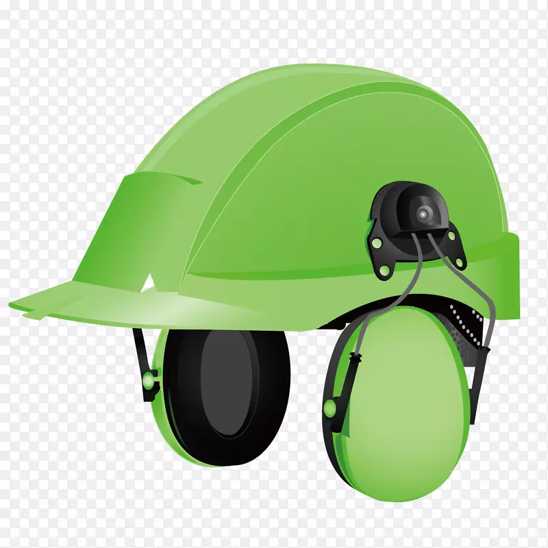 绿色头盔帽黄绿色头盔