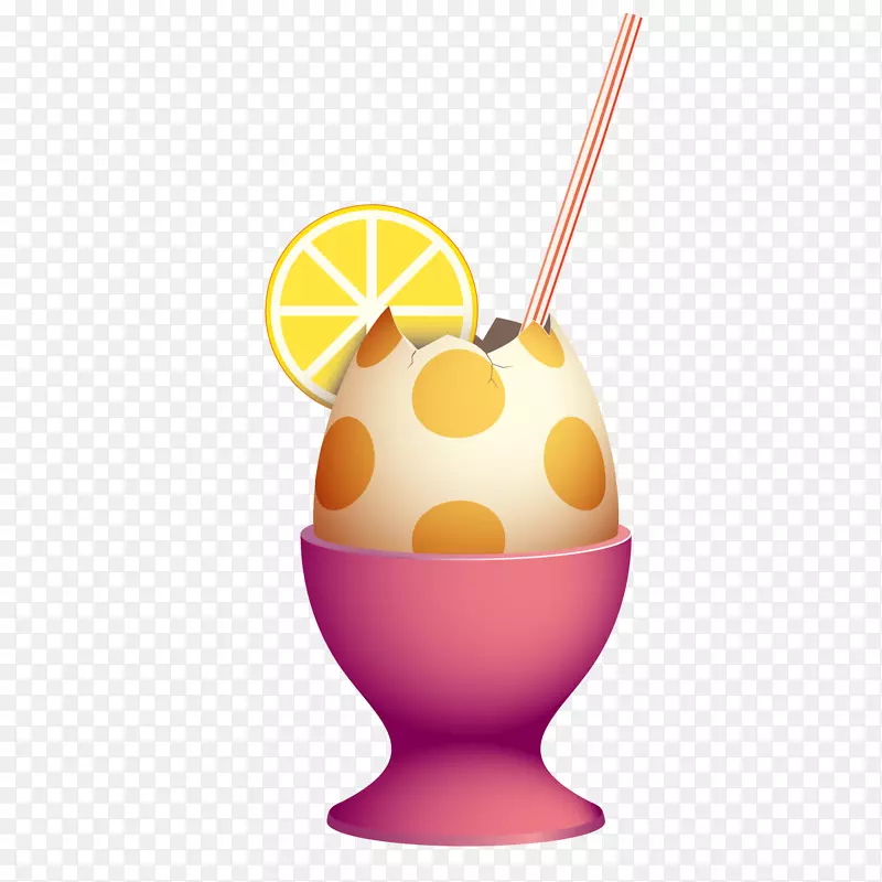 鸡尾酒煮鸡蛋杯插图-创意鸡尾酒