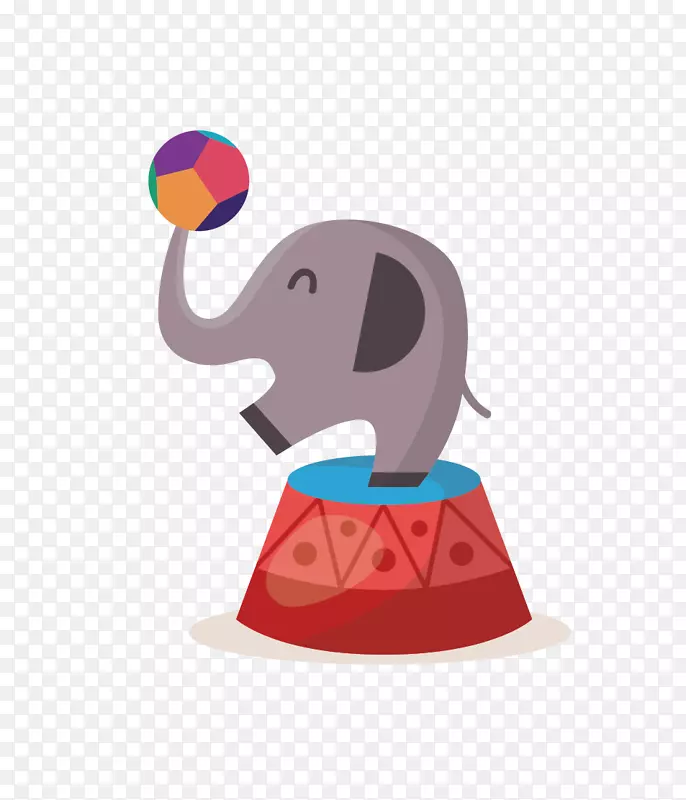 马戏团摄影插图-马戏团大象