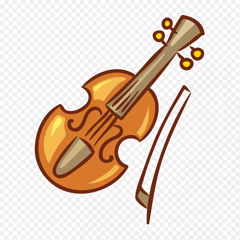 小提琴乐器卡通小提琴