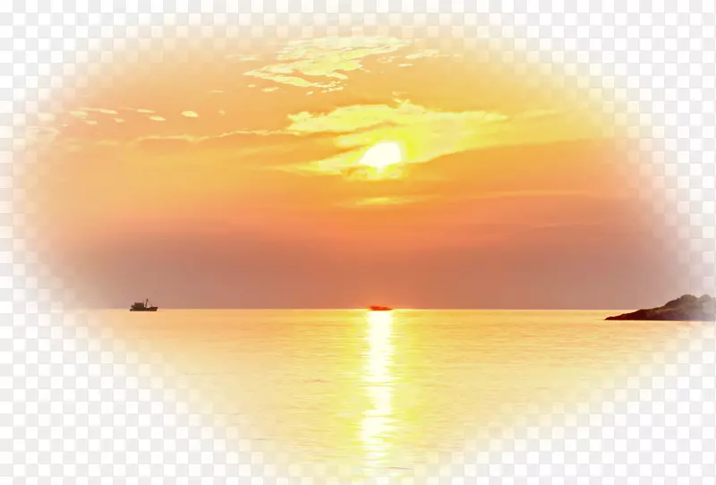 天空日出黄海墙纸-海上日出免费图片