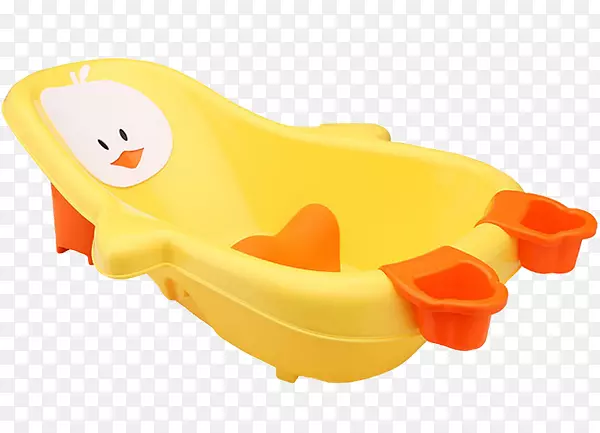 鸭浴卡通-小鸭浴缸