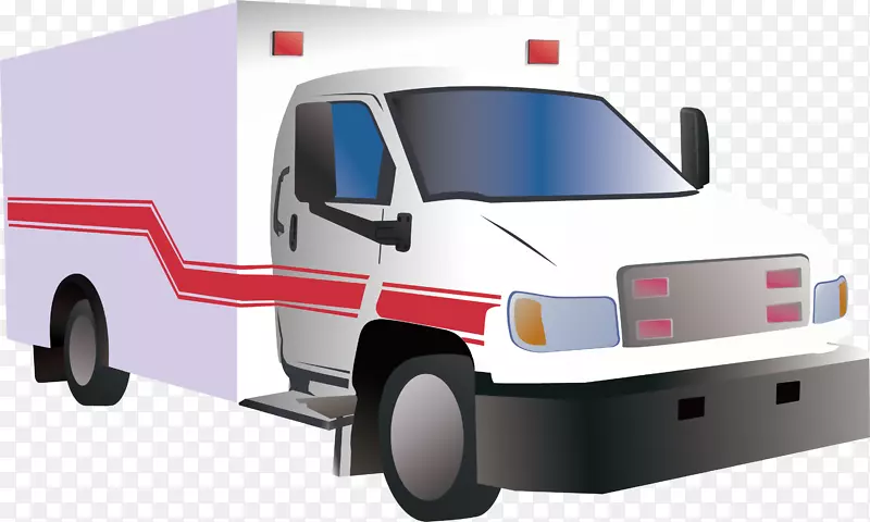 救护车医院图标-救护车png元素
