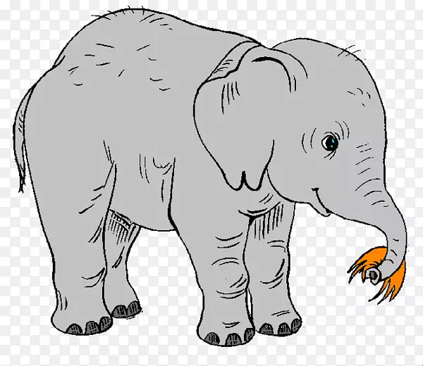 大象免费内容剪辑艺术-可爱的大象