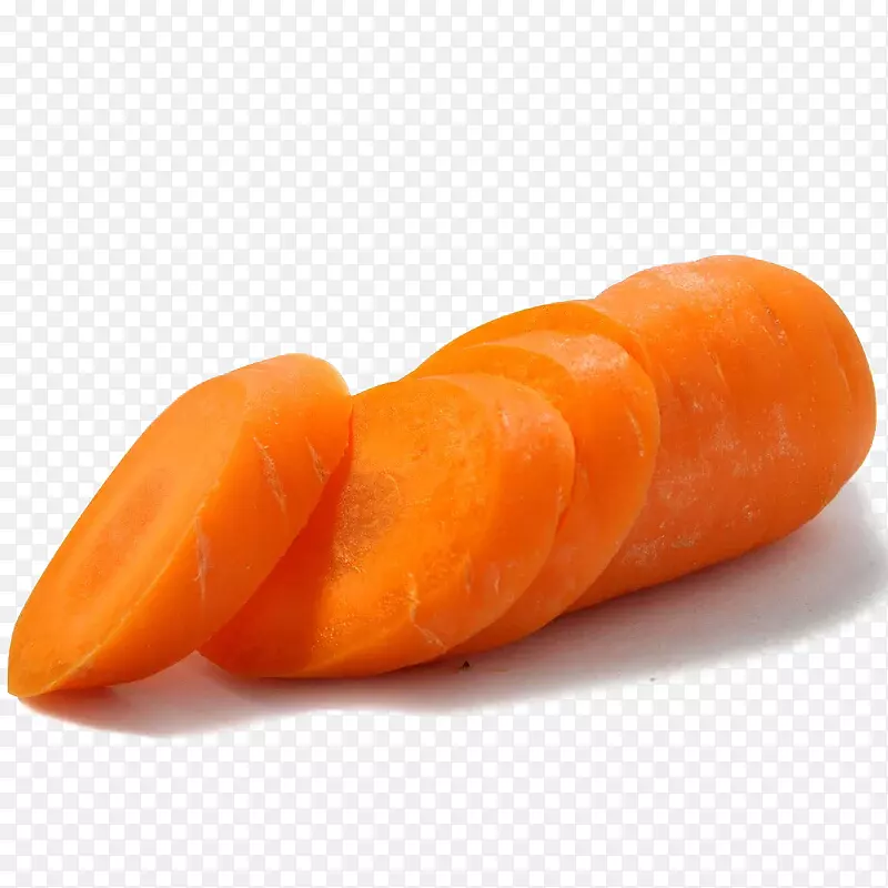 小胡萝卜蔬菜萝卜有机食品切片​​胡萝卜