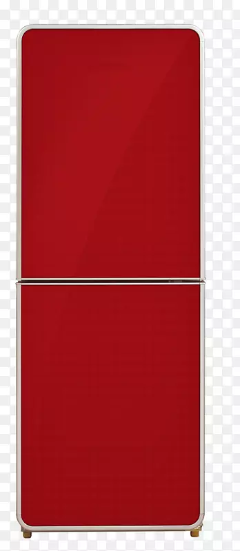 冰箱图标-红色冰箱