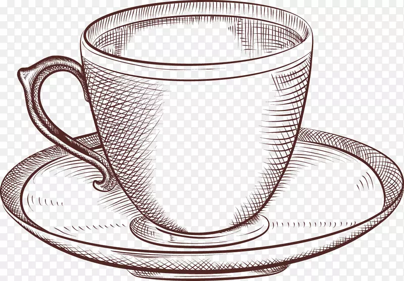 咖啡杯咖啡豆杯