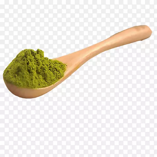 绿茶抹茶粉-一勺粉末