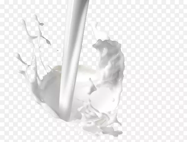 椰奶食品-牛奶飞溅
