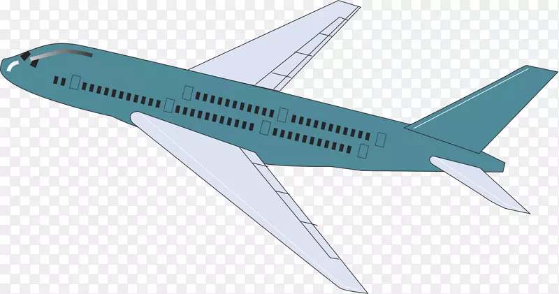 波音737波音c-40剪贴机空中客车宽体飞机卡通飞机