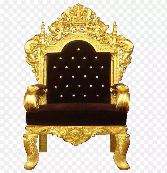 王座-金色黑色座椅