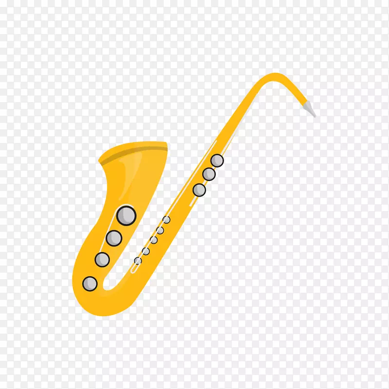 萨克斯管乐器黄色萨克斯管