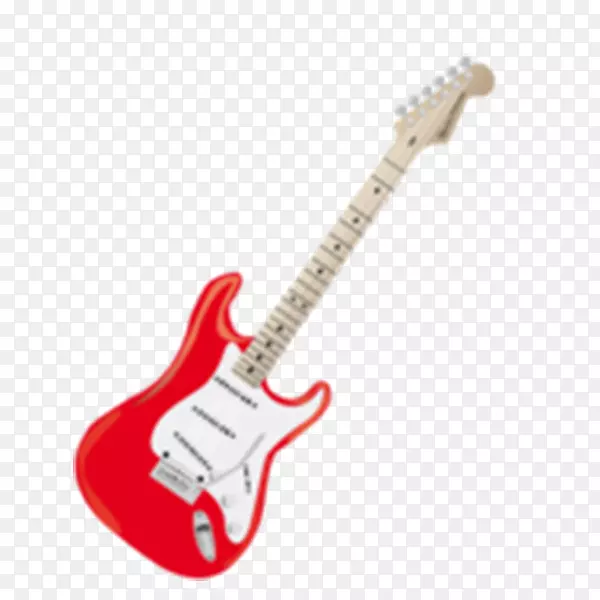 挡泥板式乐器挡泥板弹电吉他-红色吉他