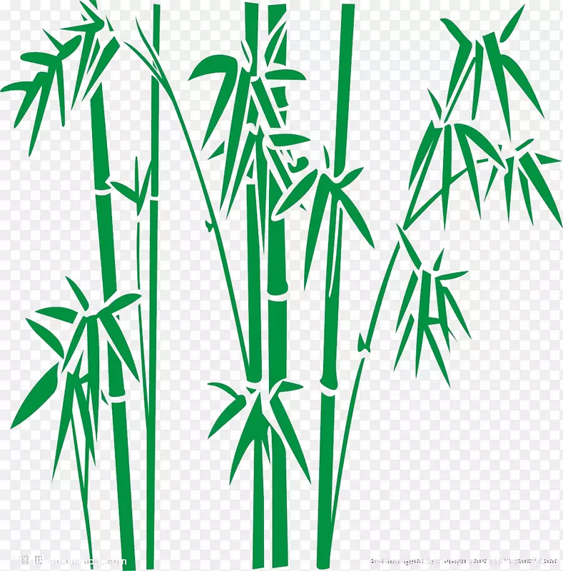 竹制剪贴画-竹子