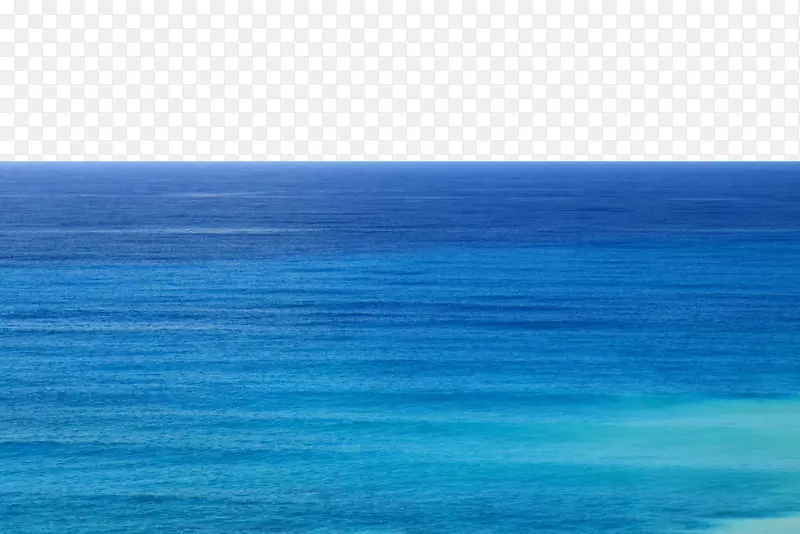 海岸蓝色海浪天-海