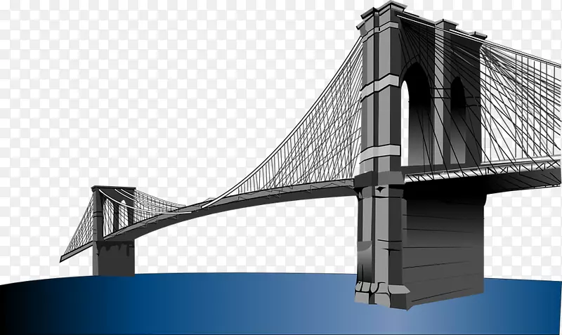 布鲁克林桥夹艺术-平桥