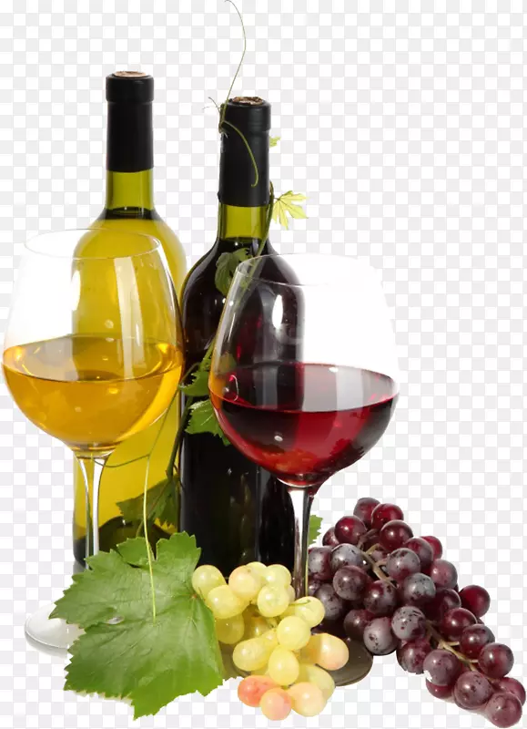 红葡萄酒-普通葡萄藤-葡萄酒和葡萄