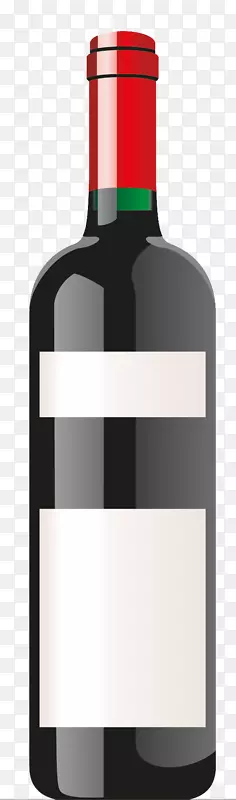 红葡萄酒瓶野生葡萄酒杯-红酒，红酒