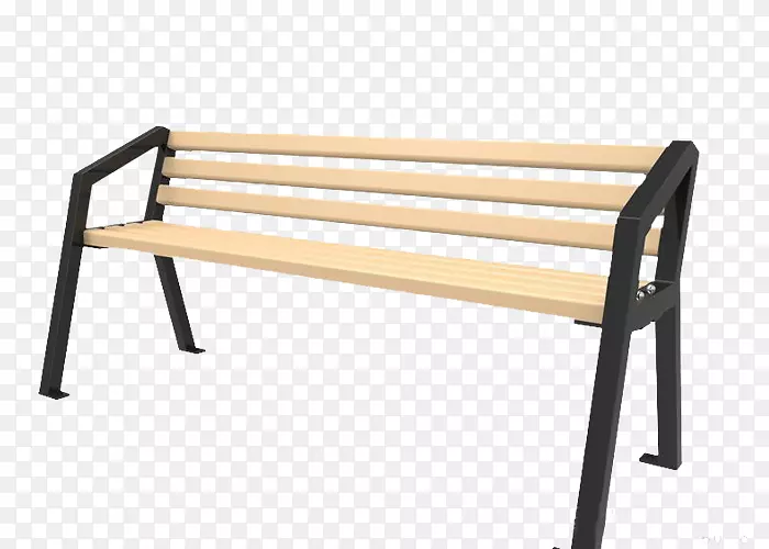 长椅凳木简易公园椅