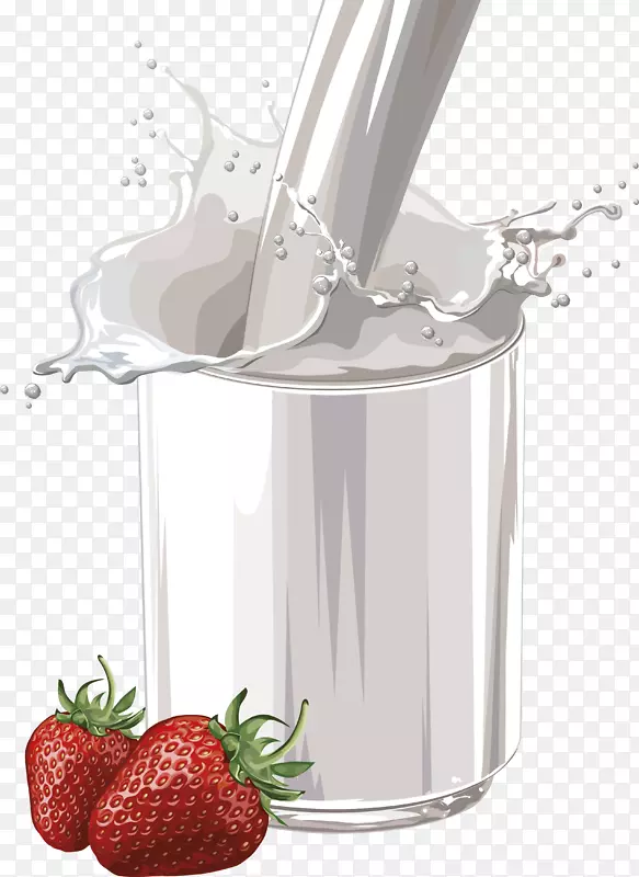 调味牛奶汁草莓-草莓奶