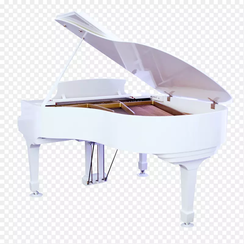 钢琴乐器-白色钢琴