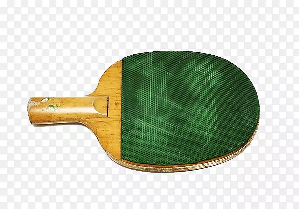 乒乓球球拍.绿色乒乓球球拍