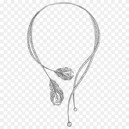 香奈儿耳环项链珠宝钻石项链