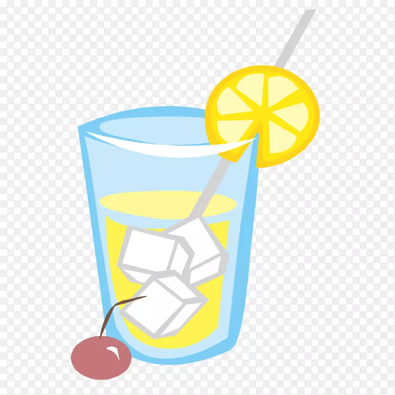 果汁饮料剪辑艺术-夏季冷饮