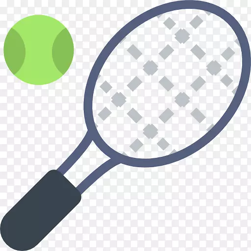 网球拍运动图标-网球拍